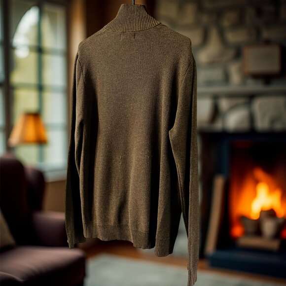 Men's Cotton/Wool Cardigan - Picture 2 of 7